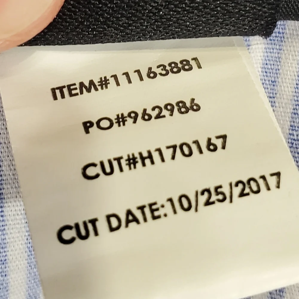 TORRID  ( 5X ) Blue Striped Poplin Lace-Up Cami Corset Eyelets Lace-up  Zip Top - Picture 13 of 13